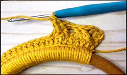 How to crochet a celtic weave stitch