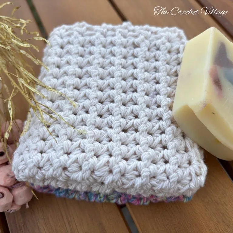 Free crochet textured washcloth pattern - rosie's washcloth