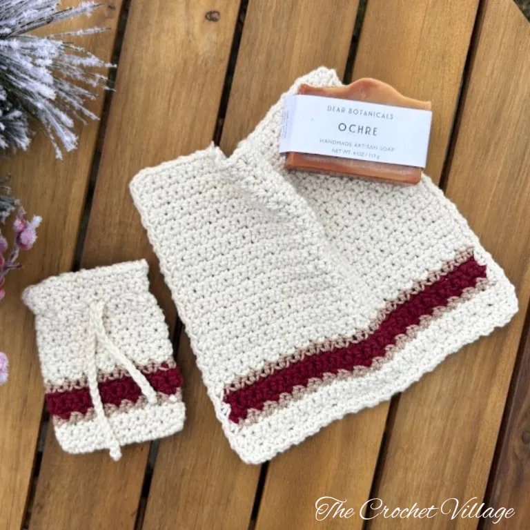 Merry Spa Set Free Crochet Pattern For Christmas Gifts