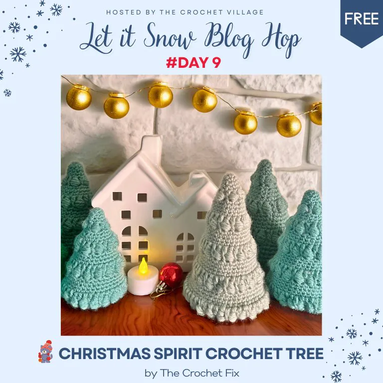 Free crochet christmas pattern: Mini Christmas tree