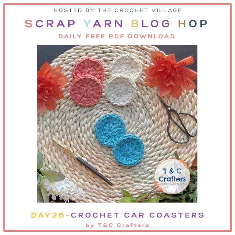 Crochet face rounds - free crochet scrap yarn pattern