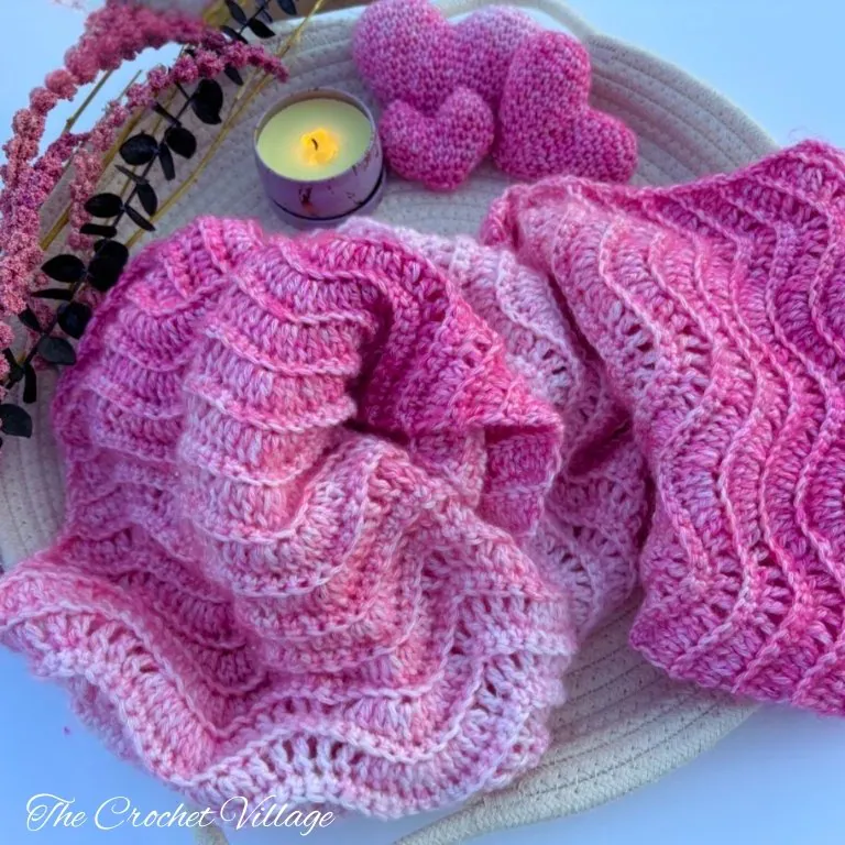 Darling scarf a light weight shevron scarf for velentines
