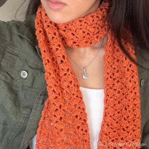 Crochet hats and scarves.